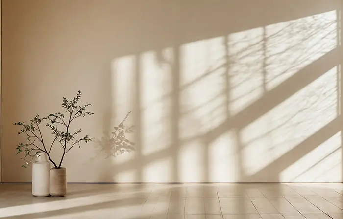 Peaceful Sunlight Wall Wallpaper